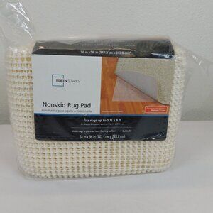 Mainstays Nonskid Rug Pad Fits Rugs Up To 5 ft x 8 ft Cut to Fit New in Package